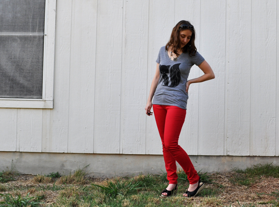 What I Wore: Foxy & Red