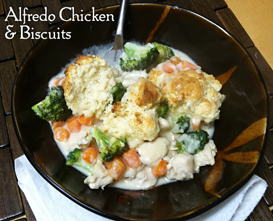 Recipe: Alfredo Chicken & Biscuits