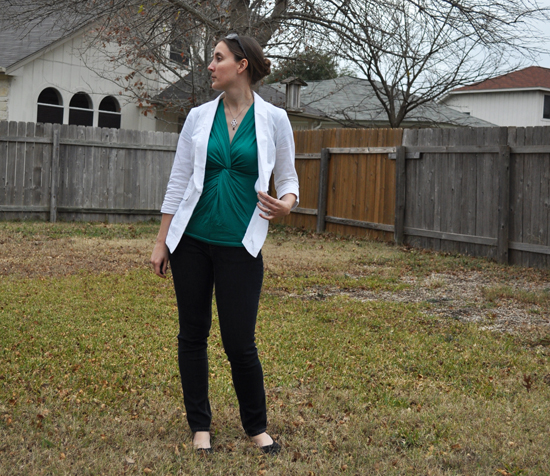 What I Wore: Blazers & Knots