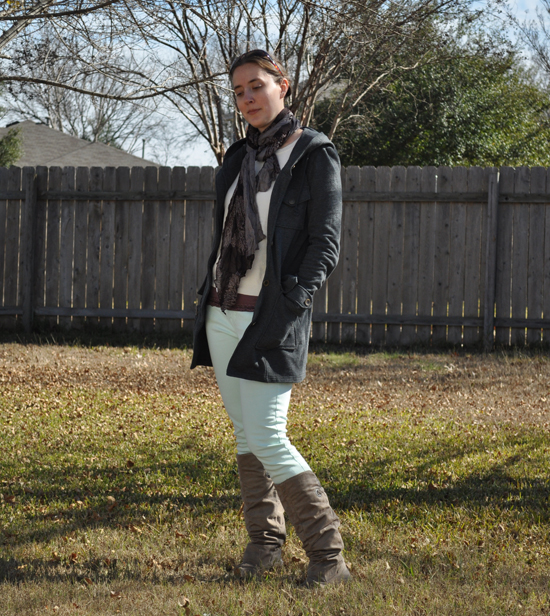 What I Wore: Winter Mint