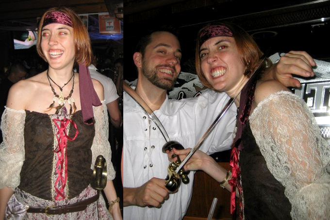 Me as a pirate wench a few years ago.
