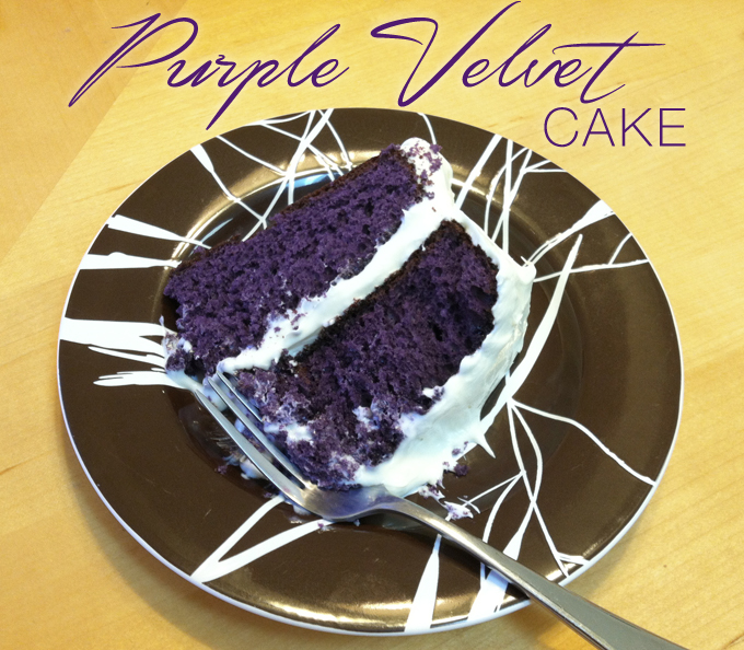 Recipe: Purple Velvet Cake