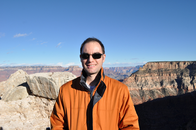 Ian at the Grand Canyon